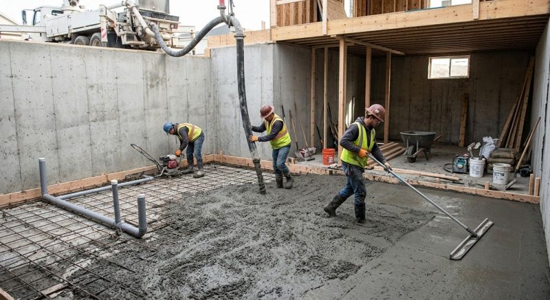 Basement Concrete Installation in Palm Beach, FL