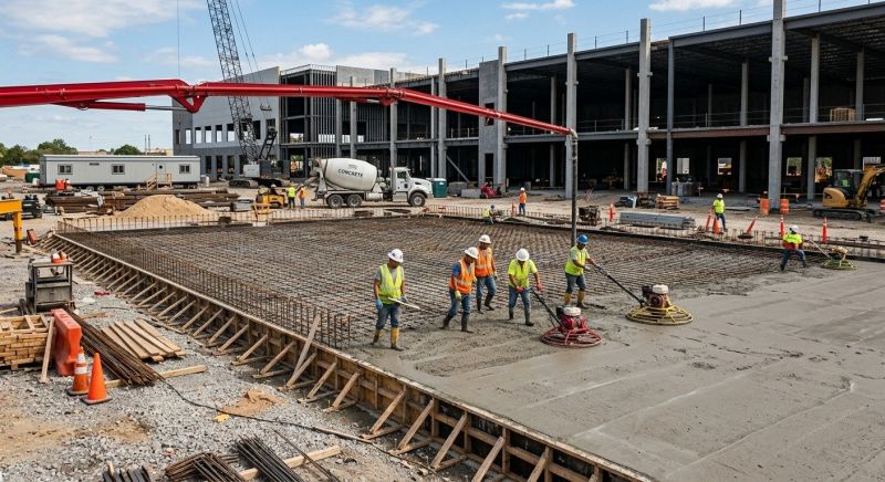 Commercial Slab Installation in Palm Beach, FL