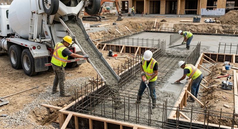 Foundation Pouring in West Palm Beach, FL